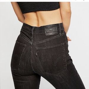 Levi’s Mile High Super Skinny Jean in Black